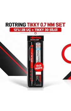 Rotring Tikky 3lü Kalem Seti - Renk Seçenekli Kırmızı Rotring Tikky 3lü Kalem Seti - Renk Seçenekli Kırmızı