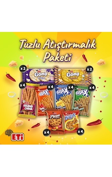 Eti Tuzlu Atıştırmalık Paketi 28'li