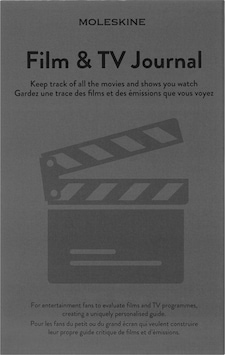 Moleskine Hobi Günlüğü-sinema & Tv - L Boy 13 21 Sert Kapak Siyah Moleskine Hobi Günlüğü-sinema & Tv - L Boy 13 21 Sert Kapak Siyah