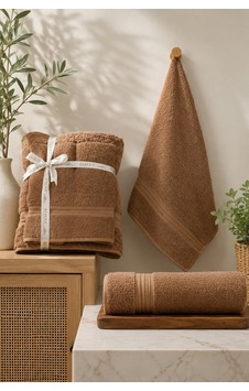 2'li Battal Boy Banyo Havlu Seti 90x170 Cm Banyo Havlusu + 50x90 Cm Baş Havlusu, Yumuşak Dokulu, Yüksek Su Emici Kahverengi 2'li Battal Boy Banyo Havlu Seti 90x170 Cm Banyo Havlusu + 50x90 Cm Baş Havlusu, Yumuşak Dokulu, Yüksek Su Emici Kahverengi