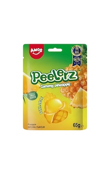 Amos Peelerz Gummy Pineapple 65g Amos Peelerz Gummy Pineapple 65g