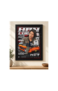 Tokyo Efsanesi Han Lue & Mazda Rx-7 Posteri Tokyo Drift Dekoratif Duvar Posteri 21x30 Cm Çerçevesiz Tokyo Efsanesi Han Lue & Mazda Rx-7 Posteri Tokyo Drift Dekoratif Duvar Posteri 21x30 Cm Çerçevesiz