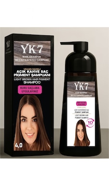 Yk7 Açık Kahverengi 4.0 Beyaz Kapatıcı Şampuan Yk7 Açık Kahverengi 4.0 Beyaz Kapatıcı Şampuan