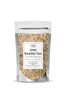 Tos The Organic Spices Limon Karabiber Tuzu 500 G Lemon Black Pepper Salt Tos The Organic Spices Limon Karabiber Tuzu 500 G Lemon Black Pepper Salt