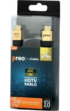 Preo PREO MC25 HDMI 2.0 Versiyon Premium HDMI Kablo 2m
