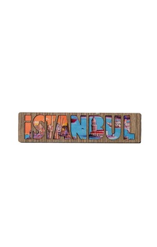 İstanbul Temalı Ahşap Magnet Kahverengi İstanbul Temalı Ahşap Magnet Kahverengi