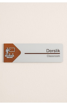 Derslik Ofis Oda Kapı İsimliği Yönlendirme Tabelası Levhası Kişiselleştirilebilir Derslik Ofis Oda Kapı İsimliği Yönlendirme Tabelası Levhası Kişiselleştirilebilir