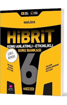 Hız Yayınları 2026 6. Sınıf İngilizce Hibrit - Konu Anlatımlı Soru Bankası Yeni Müfredat Hız Yayınları 2026 6. Sınıf İngilizce Hibrit - Konu Anlatımlı Soru Bankası Yeni Müfredat