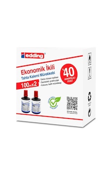 Edding Legamaster 100 ML Tahta Kalemi Mürekkebi 2'li Paket Kırmızı Edding Legamaster 100 ML Tahta Kalemi Mürekkebi 2'li Paket Kırmızı