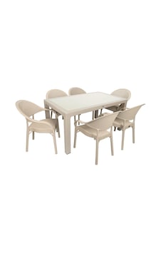 Depootoptan Mandella Elit Rattan 90 x 150 CM Eylül Koltuk Camlı Masa Takımı Çölbej Depootoptan Mandella Elit Rattan 90 x 150 CM Eylül Koltuk Camlı Masa Takımı Çölbej