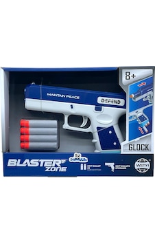 Blaster Zone Oyuncak Revolver Yumuşak Mermili Soft Bullet Tabanca - 1 Blaster Zone Oyuncak Revolver Yumuşak Mermili Soft Bullet Tabanca - 1