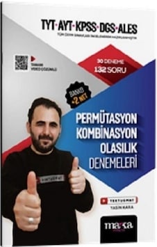 2024 TYT AYT KPSS DGS ALES Permütasyon Kombinasyon Olasılık Denemeleri - Yasin Kara - Marka Yayınları 2024 TYT AYT KPSS DGS ALES Permütasyon Kombinasyon Olasılık Denemeleri - Yasin Kara - Marka Yayınları