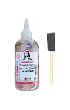 Puzzle Yapıştırıcı 250 ML 1 Adet ve Dağıtıcı Sünger Fırça 1 Adet