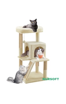 Nursoft Teraslı Dekoratif Kedi Tırmalama Evi - 0091 Nursoft Teraslı Dekoratif Kedi Tırmalama Evi - 0091