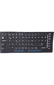 Addison 300162 Türkçe F Siyah Klavye Stiker Addison 300162 Türkçe F Siyah Klavye Stiker