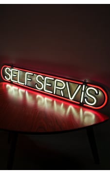 Self Servis Neon Dekor