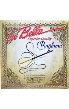 La Bella Kısa Sap Bağlama Teli+Mızrap La Bella Kısa Sap Bağlama Teli+Mızrap