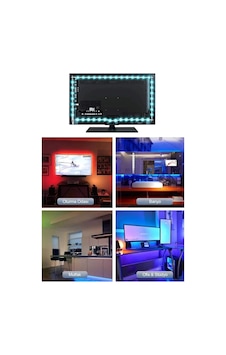 5 Metre 20 Fonksiyonlu Led Işık Uzaktan Kumandalı Şerit Ledli Lamba Işıldak Aydınlatma A Sınıfı 220v Çok Renkli Çok Renkli