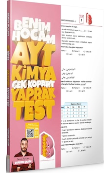 2023 AYT Kimya Çek Kopar Yaprak Test - Benim Hocam Yayınları 2023 AYT Kimya Çek Kopar Yaprak Test - Benim Hocam Yayınları