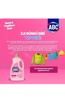 Abc Deterjan Sıvı Çamaşır Deterjanı Narinler 3 L 1 Abc Deterjan Sıvı Çamaşır Deterjanı Narinler 3 L 1