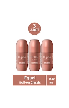 Equal Kadın Roll-on Deodorant 50 Ml 3 Adet Equal Kadın Roll-on Deodorant 50 Ml 3 Adet