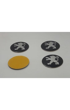 Peugeot Jant Göbeği Etiketi 55Mm Çap Peugeot Jant Göbeği Etiketi 55Mm Çap