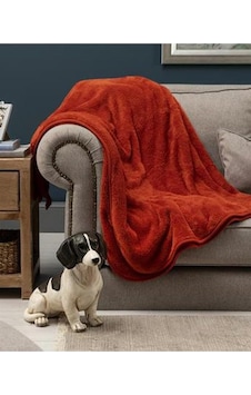 Mulberry Wellsoft Tek Kişilik Battaniye Sıcak Battaniye Tv Dekor Battaniyesi 100x170 Sarı Kiremit Genel
