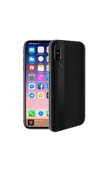 Totu Apple Uyumlu iPhone X Arka Koruma Arka Koruma Kılıf - Siyah Siyah Totu Apple Uyumlu iPhone X Arka Koruma Arka Koruma Kılıf - Siyah Siyah
