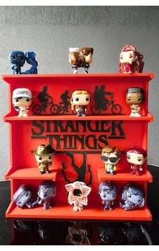 Stranger Things Temalı Oyuncak Figür Standı 3d Baskı Figür Biblo Sergileme Standı