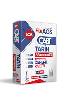 2025 Meb-ags Öabt Yeni Sistem Tarih Öğretmenliği 10lu Paket Denem 2025 Meb-ags Öabt Yeni Sistem Tarih Öğretmenliği 10lu Paket Denem