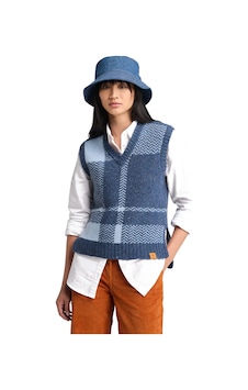 Timberland Wool Blend Vest Bayan Sweat Tb0a61sqegv1 Mavi