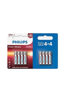 Power Alkaline Lr03p8bp/10 1.5v Aaa İnce Kalem Pil 4+4 8 Li Paket Power Alkaline Lr03p8bp/10 1.5v Aaa İnce Kalem Pil 4+4 8 Li Paket