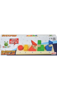 Woodoy 125 3D Bultak Yapboz Geometrik Şekiller