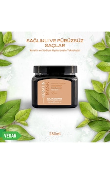 Quaddro Yıpranmış Saçlar için Onarıcı Keratin Maskesi 250 ML