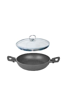 Mehtap Granit Sahan 22 Cm Cam Kapaklı