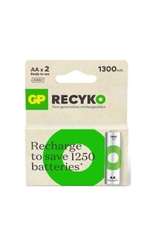 Gp Aa 1300 Mah Şarjlı Kalem Pil 2'li Paket Gp130aahcemtr-2gb Gp Aa 1300 Mah Şarjlı Kalem Pil 2'li Paket Gp130aahcemtr-2gb