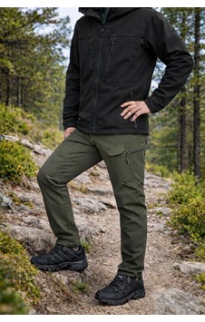 Modmen Unisex Kışlık Softjel Polarlı Pantolon Su Ve Rüzgar Geçirmez Haki