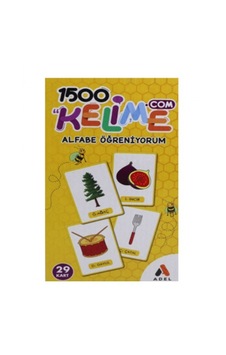 Adel 1500 Kelime Alfabe Öğreniyorum