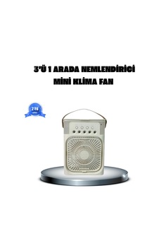 Yamanhobi Taşınabilir Mini Klima Fan 3'ü 1 Arada Soğutucu, Nemlendirici Ve Gece Lambası Yamanhobi Taşınabilir Mini Klima Fan 3'ü 1 Arada Soğutucu, Nemlendirici Ve Gece Lambası