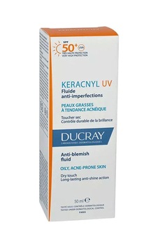 Ducray Keracnyl UV Spf 50+ İmperfections Fluid Leke Karşıtı Güneş Koruyucu 50 ML
