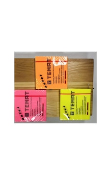 Yapışkanlı Not Kağıdı, 75x75 Mm, 80 Yaprak, 3 Adet, Renkli Set Yapışkanlı Not Kağıdı, 75x75 Mm, 80 Yaprak, 3 Adet, Renkli Set