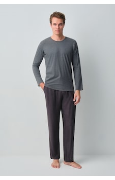 Suwen Tyler Erkek Pijama Takımı Msh10510246893 Koyu Gri Suwen Tyler Erkek Pijama Takımı Msh10510246893 Koyu Gri