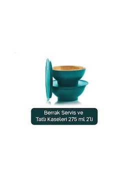Tupperware Berrak Servis ve Tatlı Kaseleri 275 Ml 2 Li Tupperware Berrak Servis ve Tatlı Kaseleri 275 Ml 2 Li