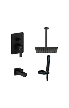 Gpd Mta160-S Tam Ankastre Duş Seti Pedra Siyah Tavandan Siyah Gpd Mta160-S Tam Ankastre Duş Seti Pedra Siyah Tavandan Siyah