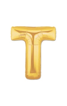 Tedar T Harf Folyo Balon Altın Renk 40 İnç Najmaddin Standart Tedar T Harf Folyo Balon Altın Renk 40 İnç Najmaddin Standart