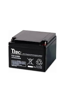 Ttec 12V26Ah Bakımsız Kuru Tip Akü Ttec 12V26Ah Bakımsız Kuru Tip Akü