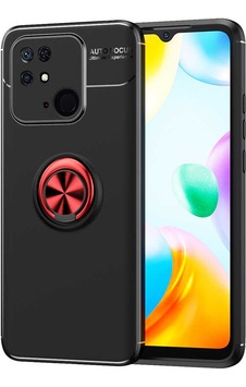 Xiaomi Redmi 10c Kılıf Zore Ravel Silikon Kapak Siyah-Kırmızı Xiaomi Redmi 10c Kılıf Zore Ravel Silikon Kapak Siyah-Kırmızı