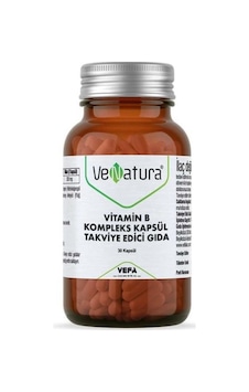 Venatura Vitamin B Kompleks 30 Kapsül Venatura Vitamin B Kompleks 30 Kapsül