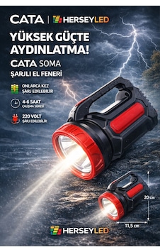 Ct-9952 Soma Şarjlı El Feneri