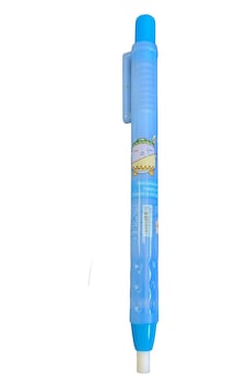 Mavi Mekanik Kurşun Kalem Sevimli Karakter Baskılı Çocuk Okul Kalemi 0.5mm